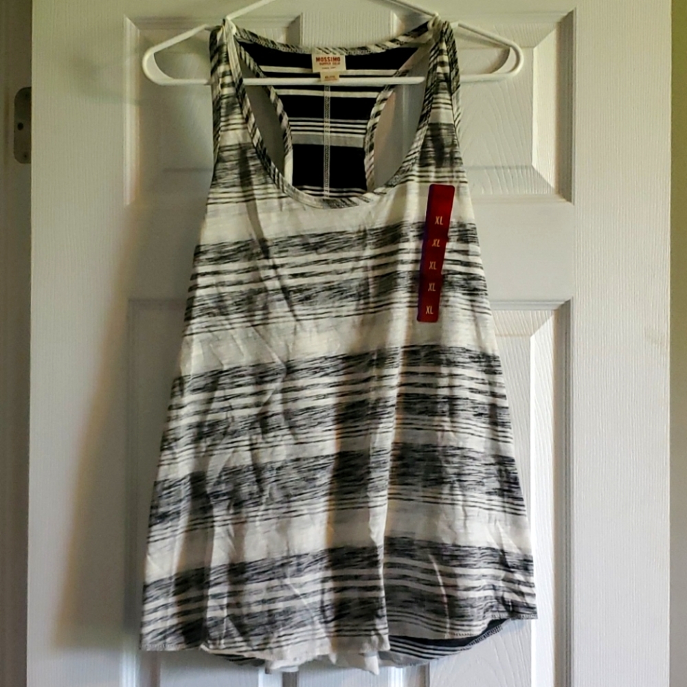 Mossimo Womens XL Striped Tank NWOT